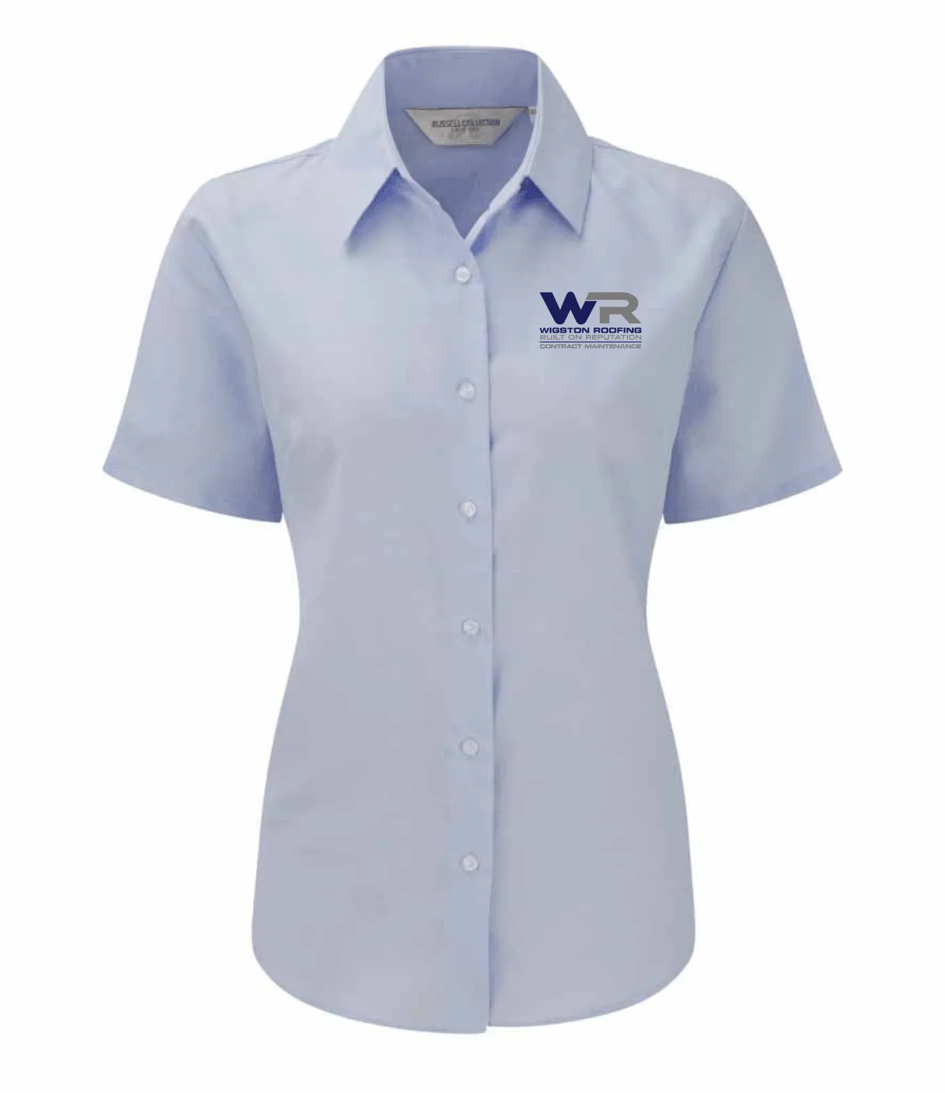 Wigston Roofing - Ladies Short Sleeve Shirt (R933F)