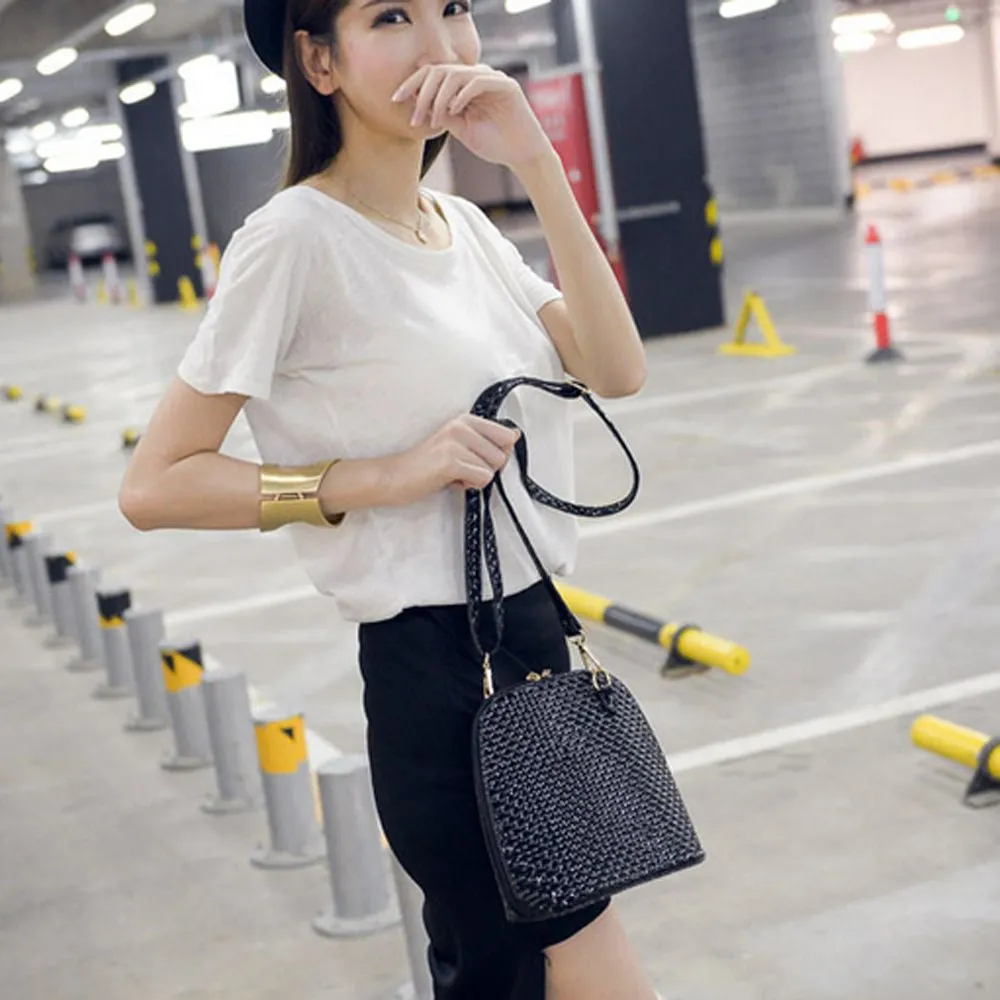 Women Crossbody Bags Messenger Vintage Retro Simple PU Leather Shoulder Shell Bag Designer bolsos mujer