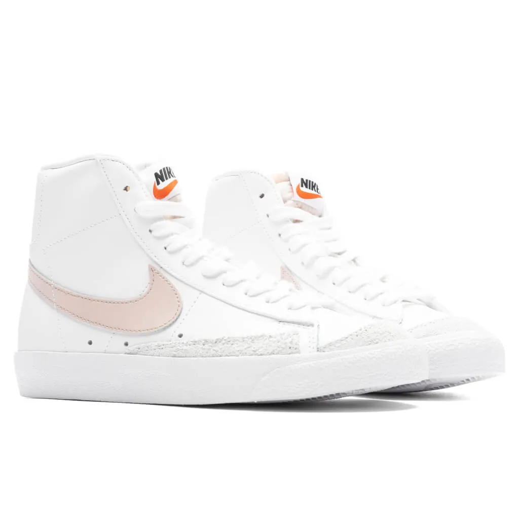 Women's Blazer Mid '77 - White/Pink Oxford