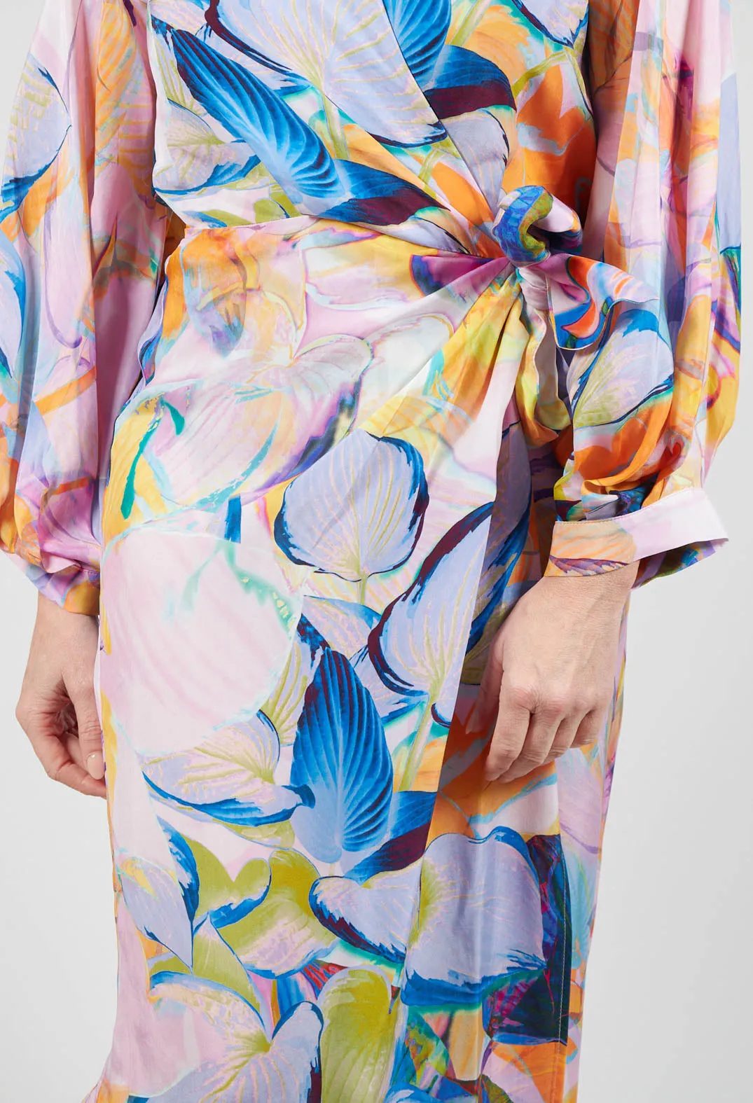 Wrap Over Dress in Eva Print