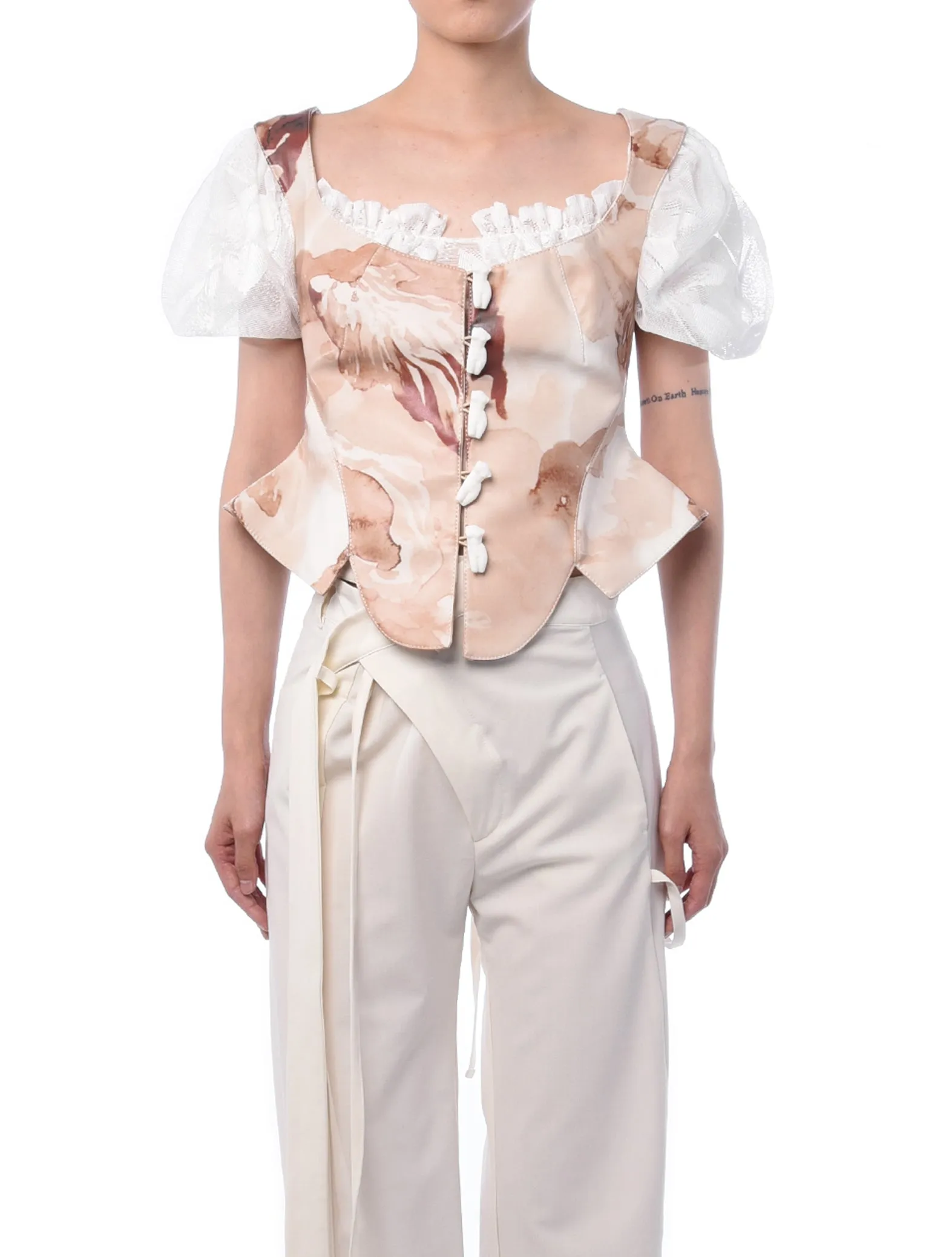 Yuhan Wang Venus Printed Top